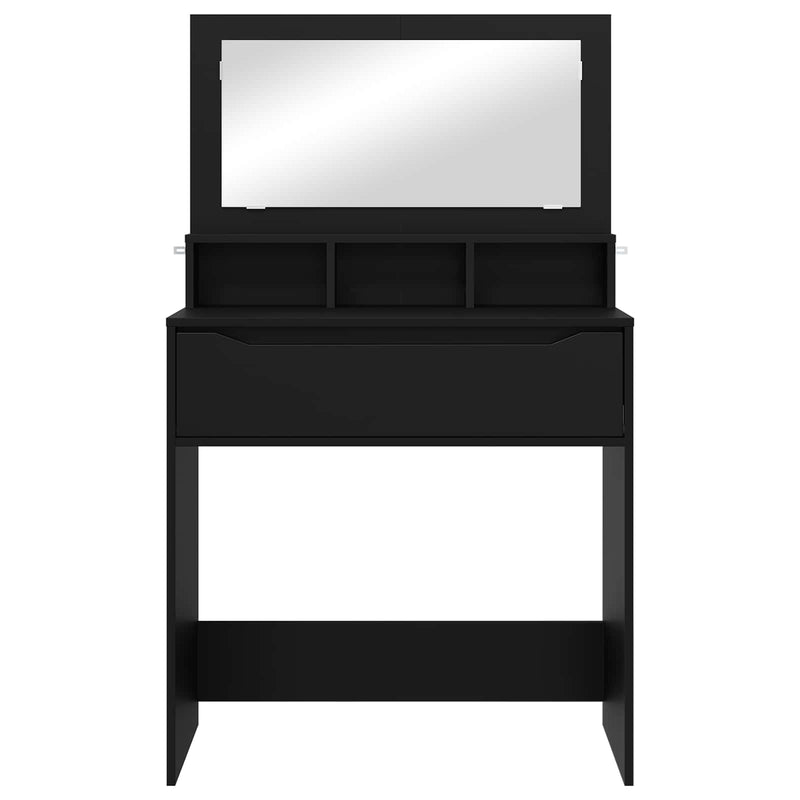 Tavoli da Trucco per Camera da Letto Nero 80 x 39,6 x 135 cm