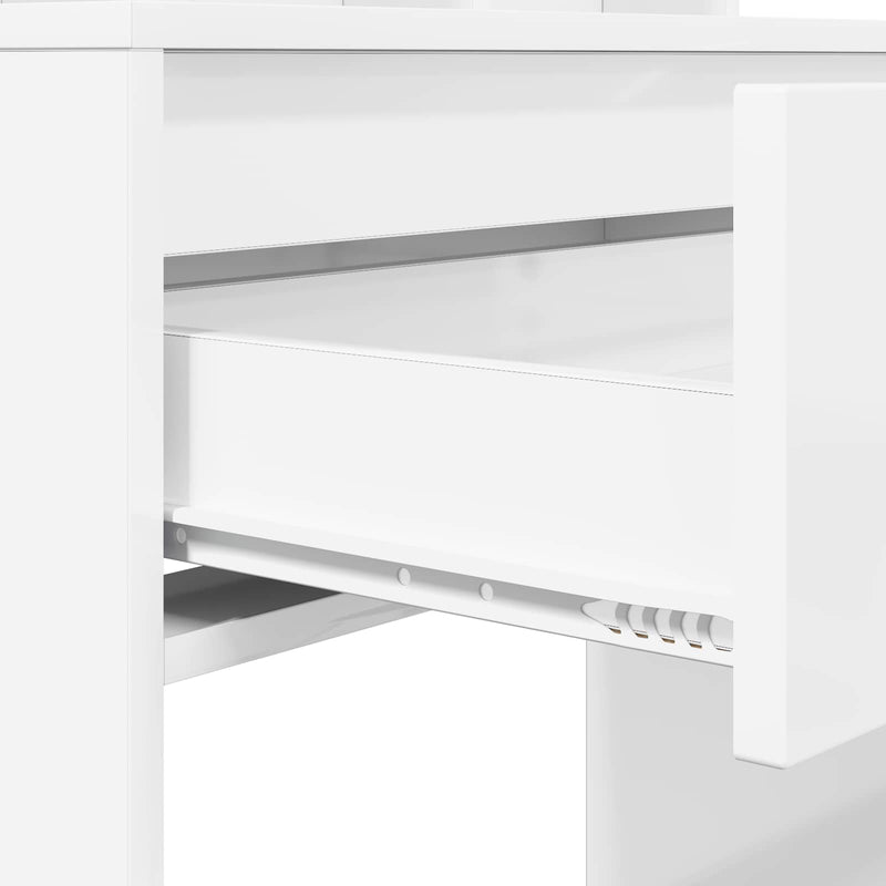 Tavoli da Trucco per Camera da Letto Bianco Lucido