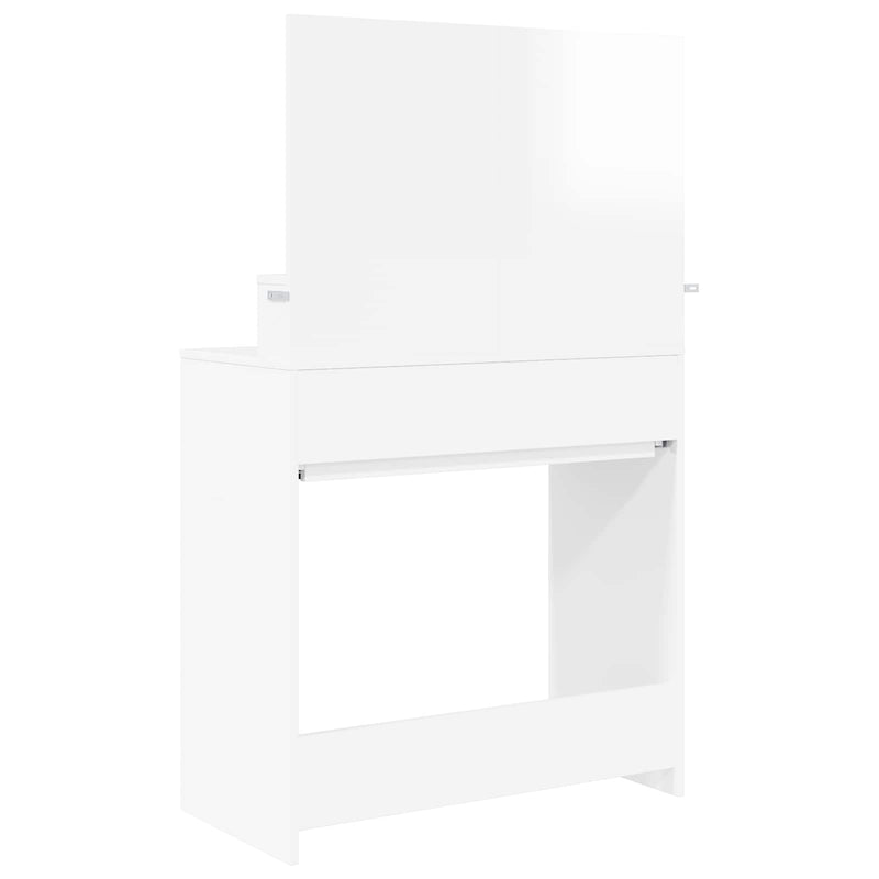 Tavoli da Trucco per Camera da Letto Bianco Lucido