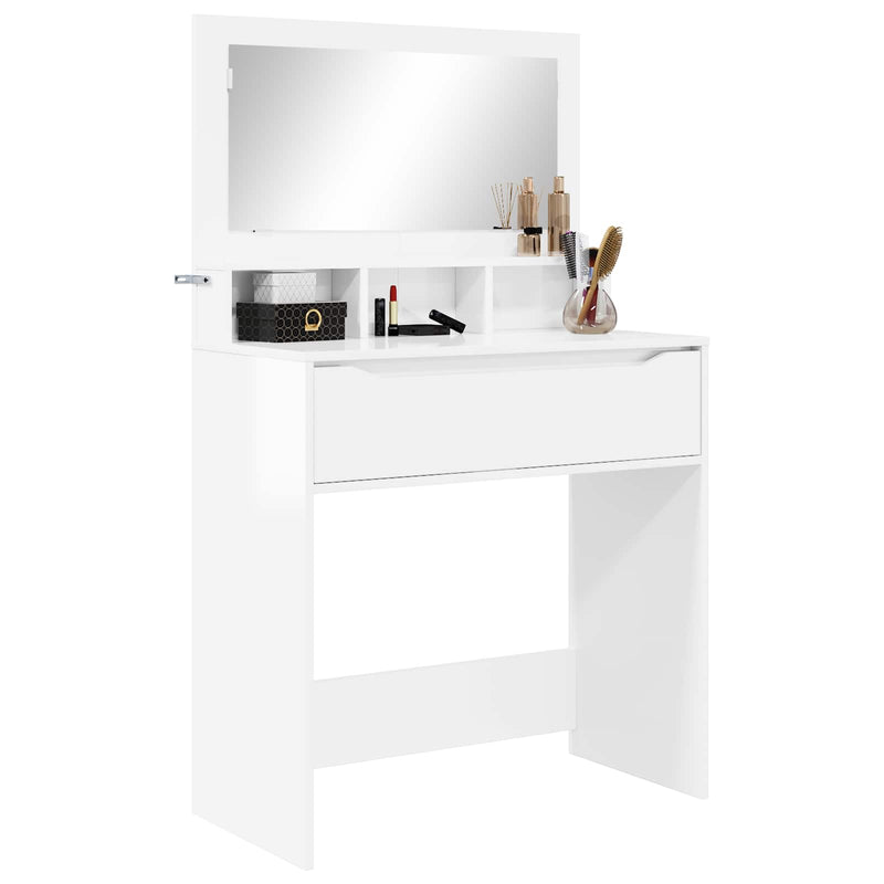 Tavoli da Trucco per Camera da Letto Bianco Lucido