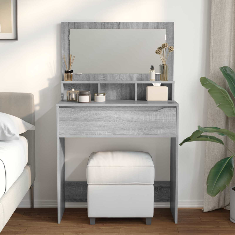 Tavoli da Trucco per Camera da Letto Grigio Sonoma