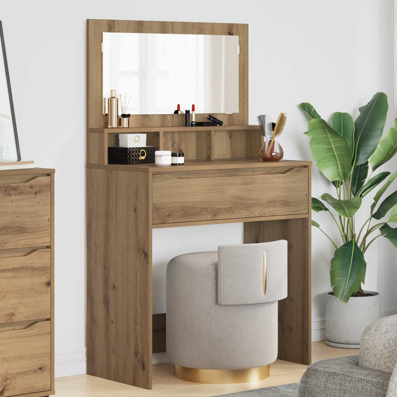 Tavoli da Trucco per Camera da Letto Rovere artigianale