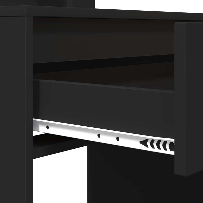 Tavoli da Trucco per Camera da Letto Nero 60 x 39,5 x 135 cm