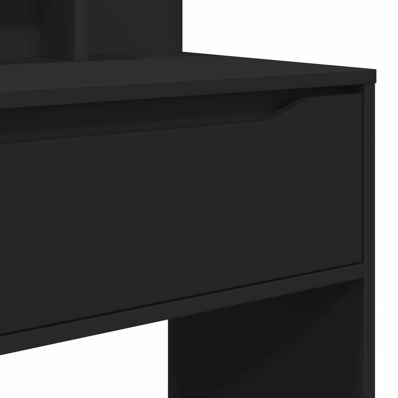 Tavoli da Trucco per Camera da Letto Nero 60 x 39,5 x 135 cm
