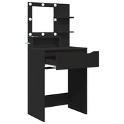 Tavoli da Trucco per Camera da Letto Nero 60 x 39,5 x 135 cm
