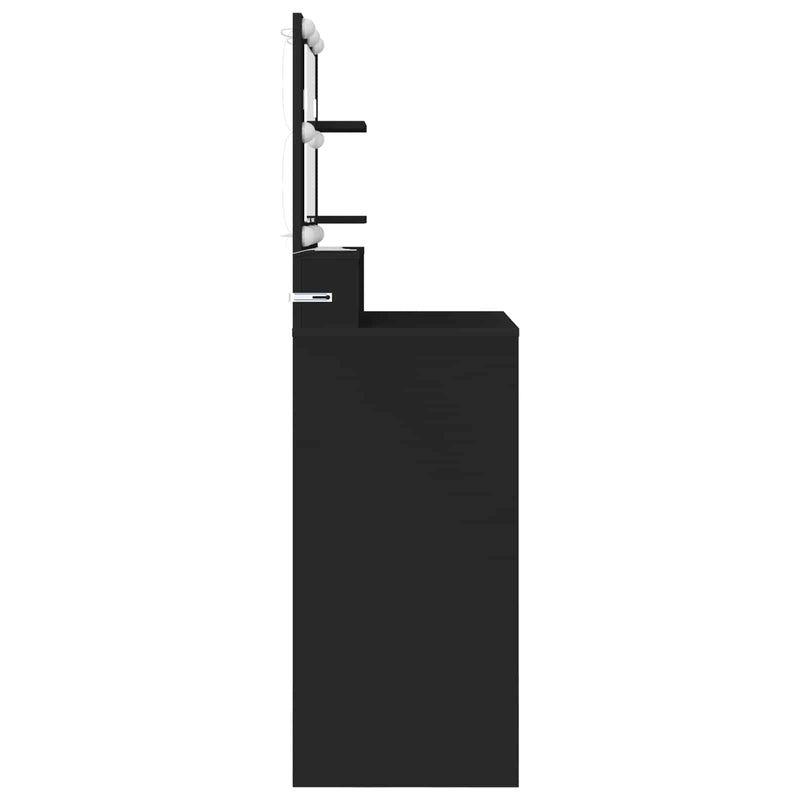 Tavoli da Trucco per Camera da Letto Nero 60 x 39,5 x 135 cm
