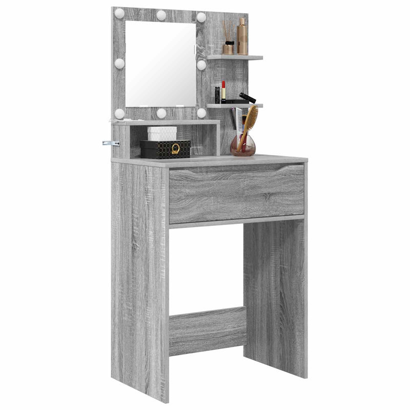 Tavoli da Trucco per Camera da Letto Sonoma grigio