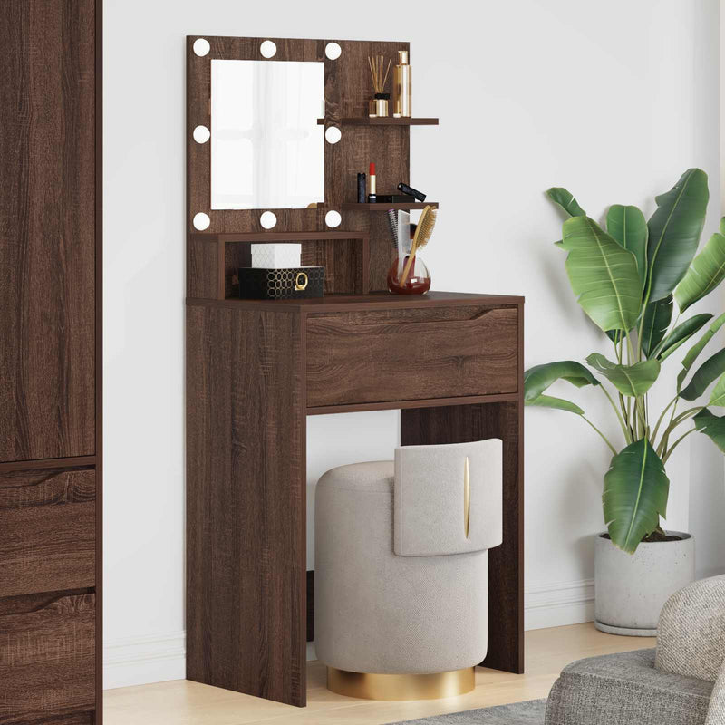 Tavoli da Trucco per Camera da Letto Rovere Marrone