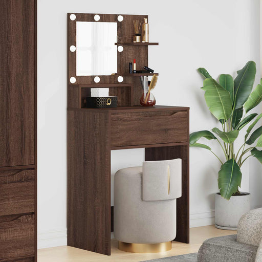 Tavoli da Trucco per Camera da Letto Rovere Marrone