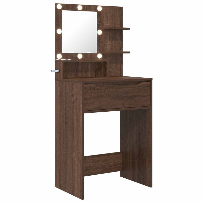 Tavoli da Trucco per Camera da Letto Rovere Marrone