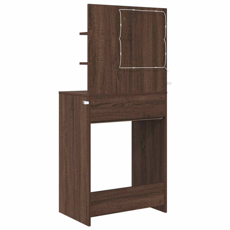 Tavoli da Trucco per Camera da Letto Rovere Marrone