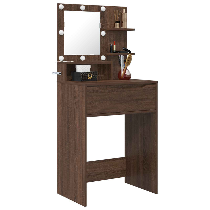 Tavoli da Trucco per Camera da Letto Rovere Marrone