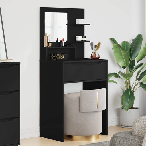 Tavoli da Trucco per Camera da Letto Nero 60 x 39,5 x 135 cm