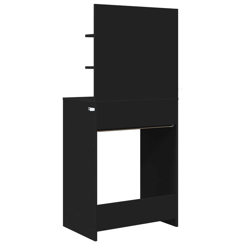 Tavoli da Trucco per Camera da Letto Nero 60 x 39,5 x 135 cm