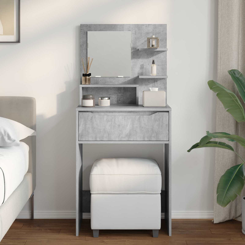 Tavoli da Trucco per Camera da Letto Grigio cemento