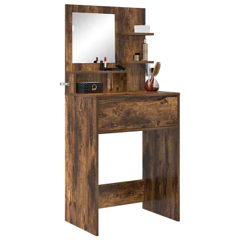 Tavoli da Trucco per Camera da Letto Rovere Fumo