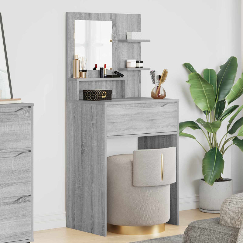 Tavoli da Trucco per Camera da Letto Sonoma grigio