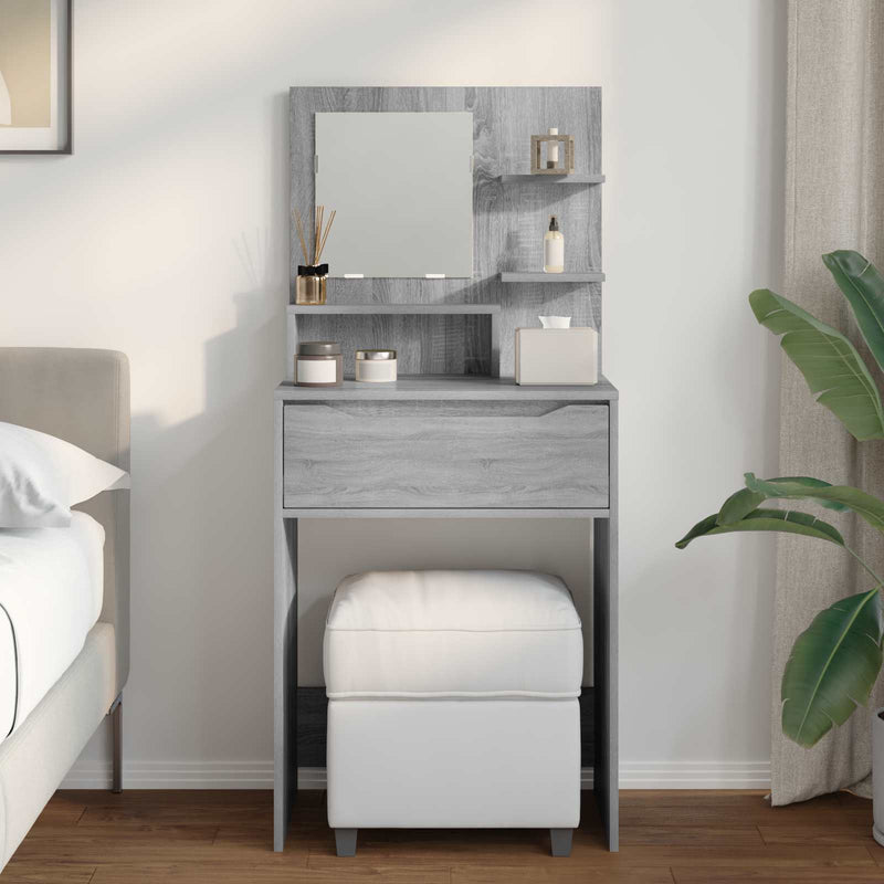 Tavoli da Trucco per Camera da Letto Sonoma grigio