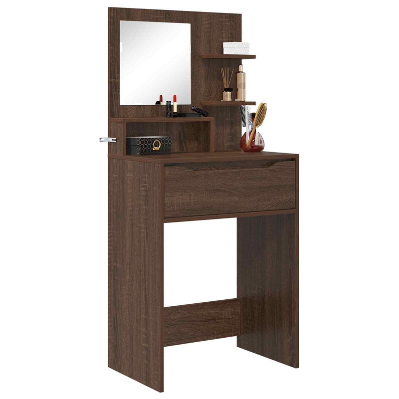 Tavoli da Trucco per Camera da Letto Rovere Marrone