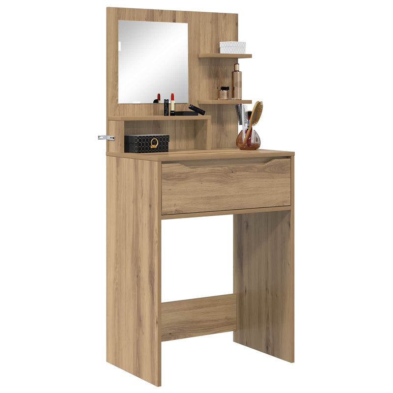 Tavoli da Trucco per Camera da Letto Rovere Artigianale