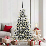 Set di Palle di Natale 120 pz 300 LED Bianco caldo Ø 6 cm