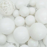 Set di Palle di Natale 61 pz 150 LED Bianco caldo Ø 6 cm