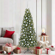 Set di Palle di Natale 120 pz 300 LED Bianco caldo Ø 6 cm
