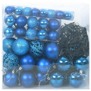 Set di Palle di Natale 120 pz 300 LED Bianco caldo Ø 6 cm