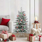 Set di Palle di Natale 40 pz Rosso e Verde Ø 6 cm Plastica