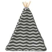 Tenda per animali con cuscino Bianco e Grigio 50 x 50 x 60 cm