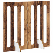 Recinto pieghevole per animali 2 pz Legno di quercia