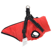 Cappotto per Cani Rosso L36 Pile e Poliestere