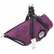 Cappotto per Cani Viola L40 Pile e Poliestere