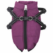 Cappotto per Cani Viola L40 Pile e Poliestere