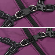 Cappotto per Cani Viola L68 Pile e Poliestere