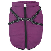 Cappotto per Cani Viola L68 Pile e Poliestere