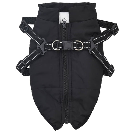 Cappotto per Cani Nero L24 Pile e Poliestere
