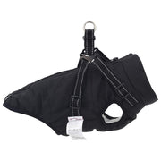 Cappotto per Cani Nero L24 Pile e Poliestere