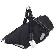 Cappotto per Cani Nero L28 Pile e Poliestere