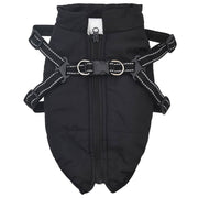 Cappotto per Cani Nero L28 Pile e Poliestere
