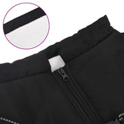 Cappotto per Cani Nero L52 Pile e Poliestere