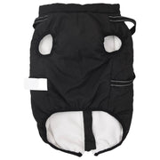 Cappotto per Cani Nero L52 Pile e Poliestere