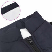 Cappotto per Cani Blu navy L40 Pile e Poliestere