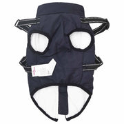 Cappotto per Cani Blu navy L40 Pile e Poliestere