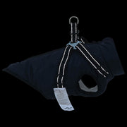 Cappotto per Cani Blu navy L40 Pile e Poliestere