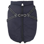 Cappotto per Cani Blu navy L44 Pile e Poliestere