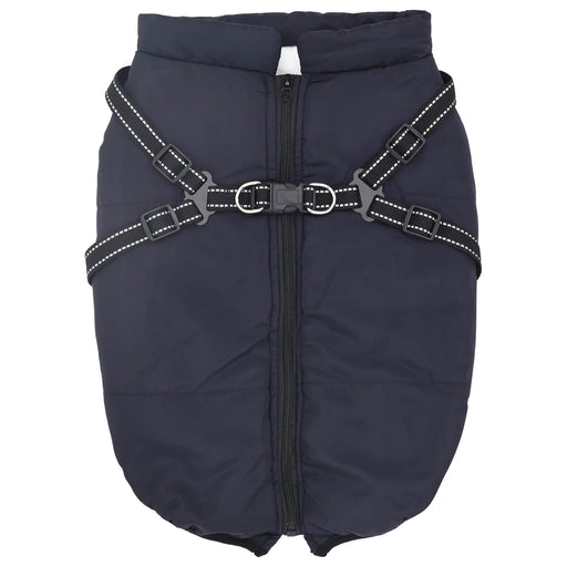 Cappotto per Cani Blu navy L68 Pile e Poliestere