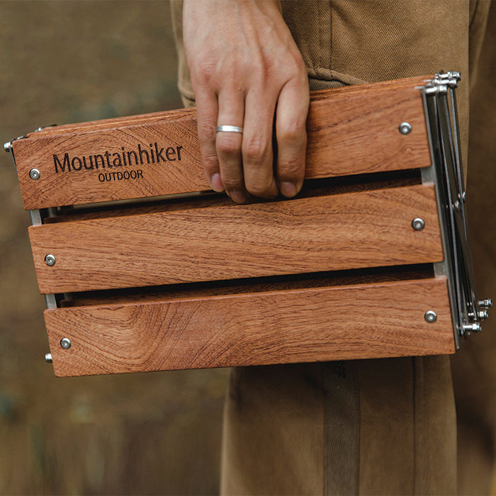 Outdoor Camping Rack Portable Three-Tier Rack Easy to Carry Foldable Picnic Camping Barbecue Folding Table