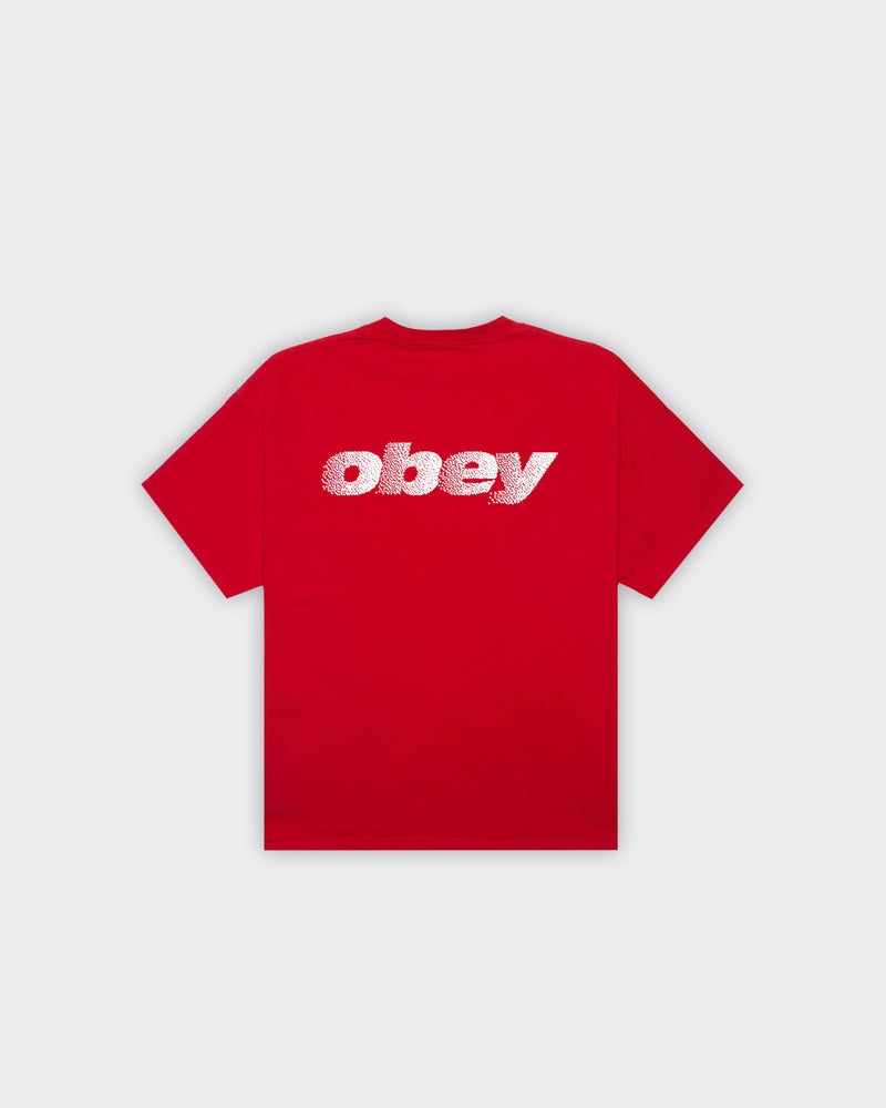 T-Shirt Diffusion Pigment Rossa