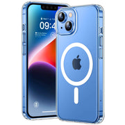 CANSHN Cover Magnetica per iPhone 13(6,1 Pollici), Compatibile con MagSafe, [Protezione Completa Della Fotocamera], Custodia Traslucida Opaca Protettiva Sottile Antiurto,Nero